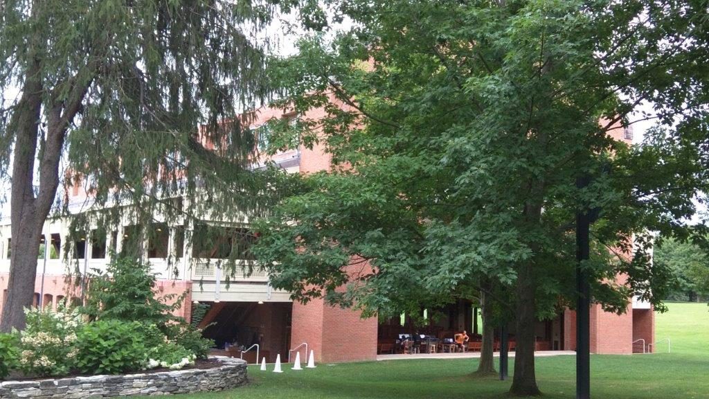 The leafy setting of the BSO’s Seiji Ozawa Hall