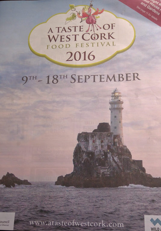 A multi-page program listed Taste of West Cork Events