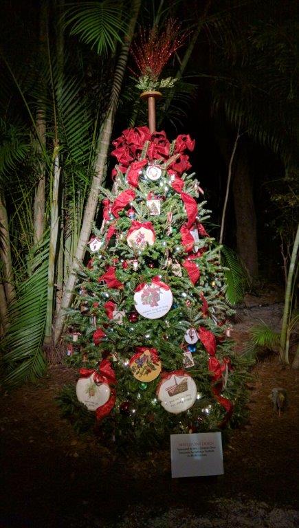   A ready- to- embroider Needlepoint Tree