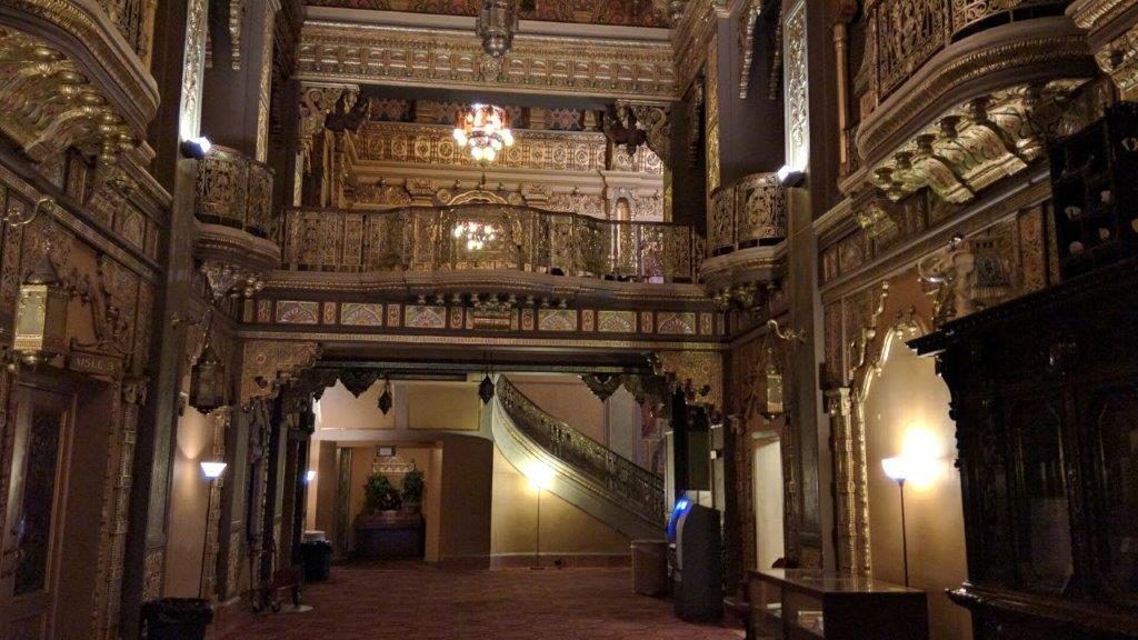 Extraordinary interior of the Landmark Theatre