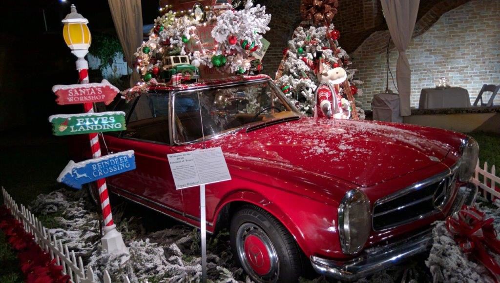  Red Mercedes outdoes Santa's sleigh