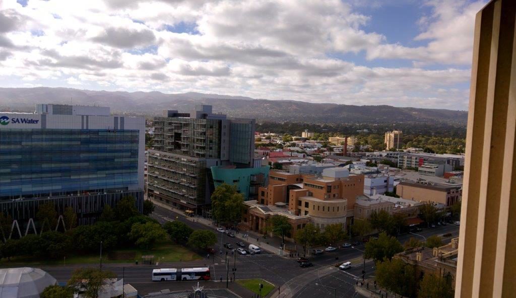 View of Adelaide from Victoria Square